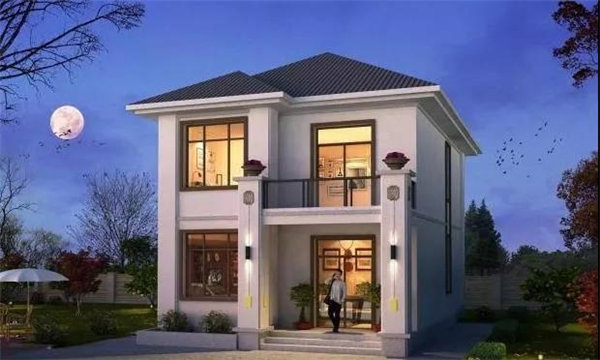 農(nóng)村蓋輕鋼別墅,戶型流行,外觀優(yōu)美!(圖4) 第二套戶型