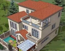 歐式三層別墅，豪華價(jià)優(yōu)，該建棟這樣的和家人享受生活