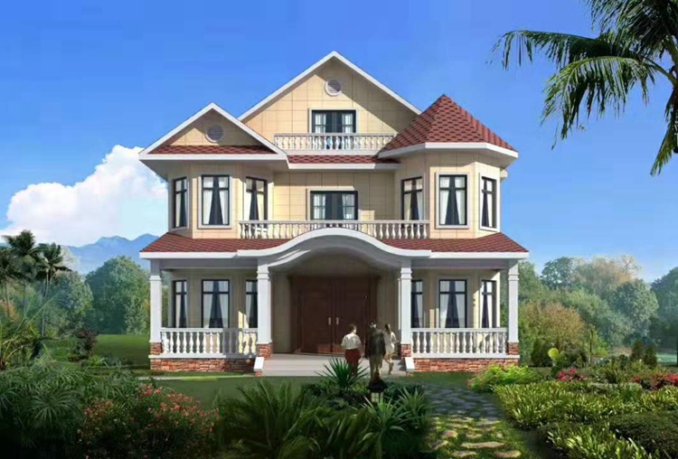 蚌埠輕鋼別墅建筑施工 30萬起建別墅 專注農(nóng)村別墅(圖1) 睿婕輕鋼別墅