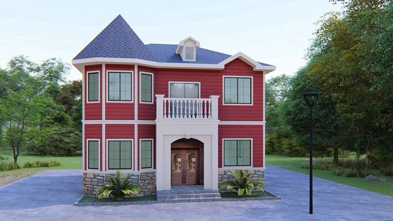 宣威輕鋼別墅建筑公司 抗9級地震【30天快速交房】(圖1) 睿婕輕鋼別墅