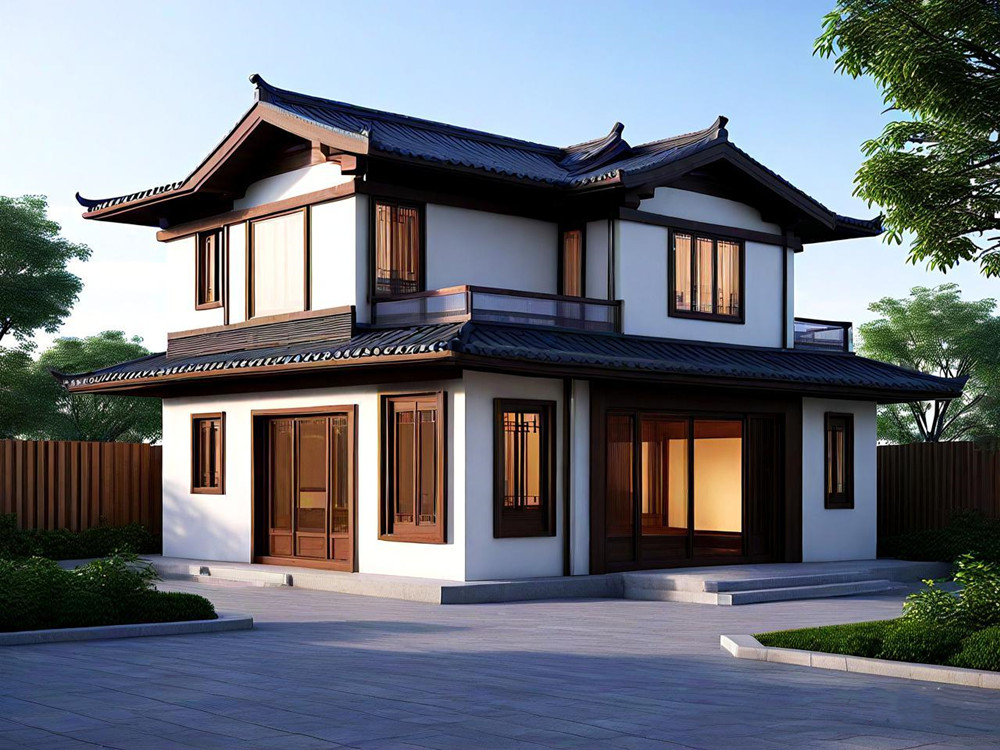 中式風格輕鋼別墅 中式風格輕鋼別墅