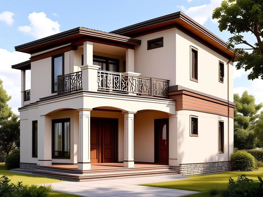 歐式風格輕鋼別墅(2) 歐式風格輕鋼別墅(2)